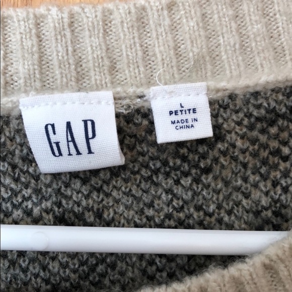 Gap cheetah / leopard print puff sleeve sweater - Picture 3 of 3